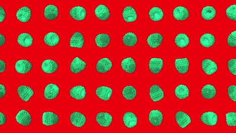frambuesas coloridas en fondo amarillo. diseño conceptual de arte pop abstracto. composición 3d realista en estilo de movimiento moderno creativo. plantilla psicodélica gráfica minimalista. animación de moda de moda.