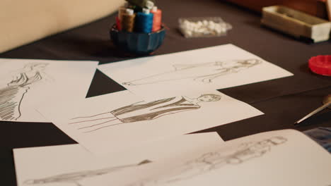 Tailoring-sketches-to-design-clothes