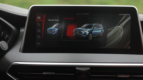 pantalla táctil de coche moderno, pantalla táctil de coche moderno