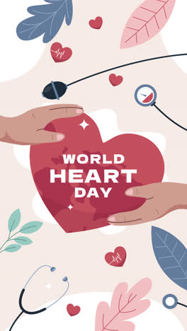 world heart day awareness poster