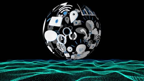 Digital application icons