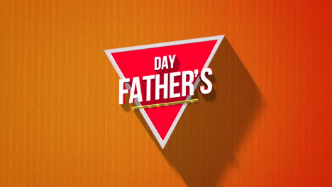 Father's-Day-logo-vibrant-red-triangle-on-orange-and-white-background