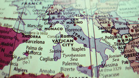 map of italy and surrounding regions