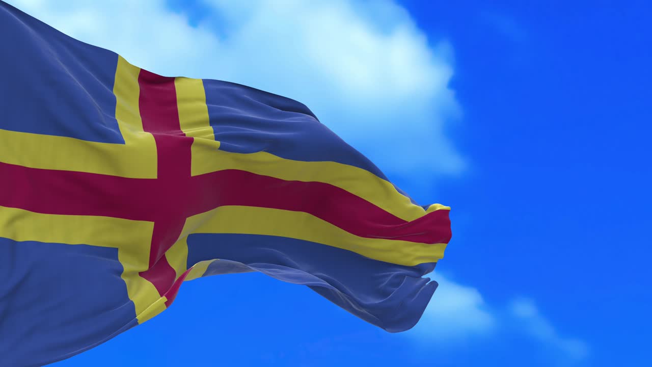 원활한 루프 앨랜드 섬 발