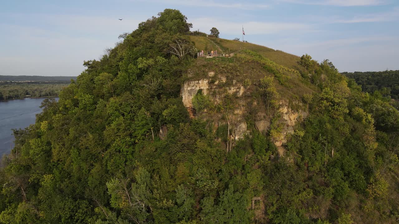 미네소타 남쪽 여름 시간 redwing에서 조감도를 간과