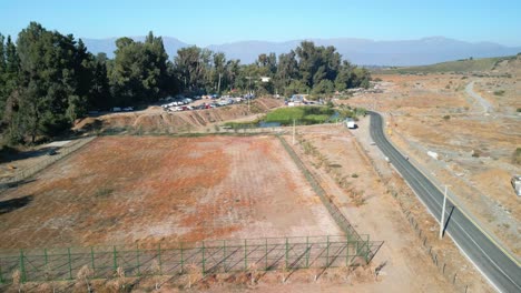 car-parking-in-ribera-del-maipo,-commune-of-buin,-country-of-chile