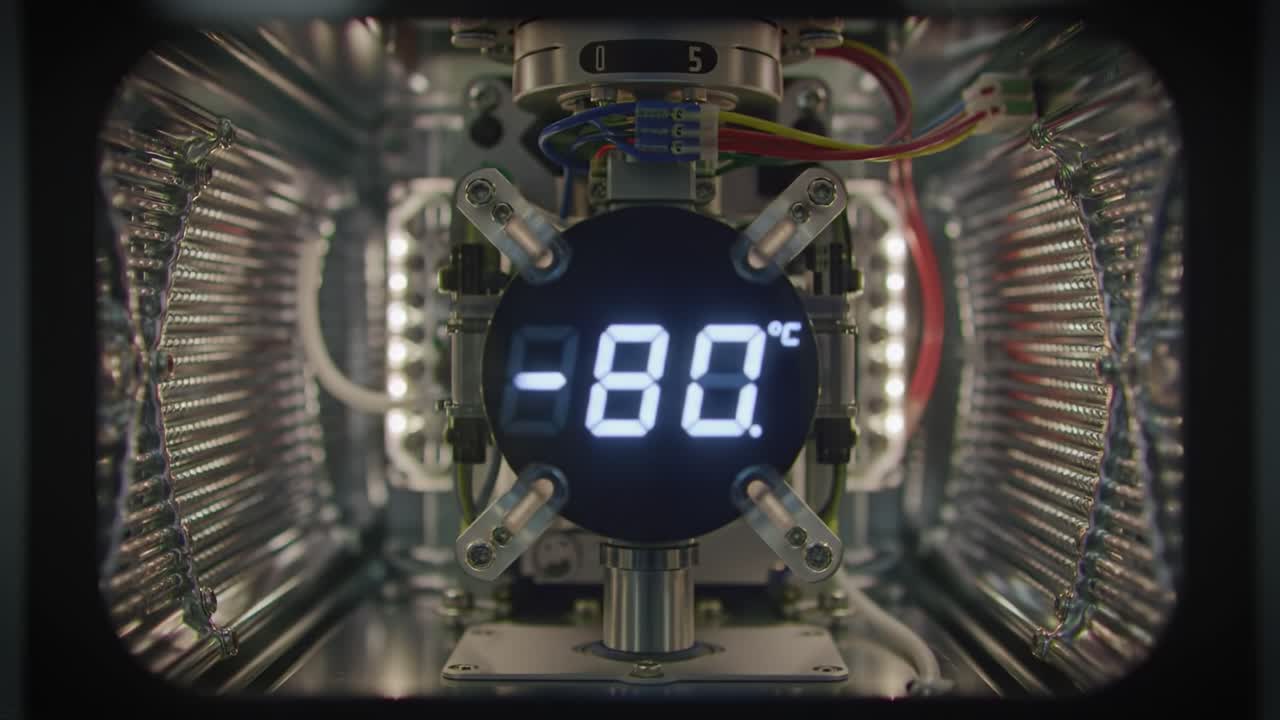 Observing Temperature Variations in a Laboratory Environment: A Close-Up Look at Cryogenic Equipment Monitoring -80°C to -38°C