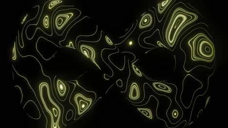 glowing infinity symbol with abstract pattern