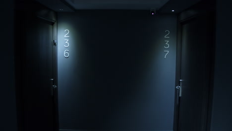 Hotel Corridor at Night