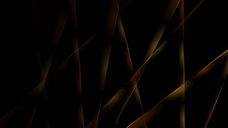 líneas lisas doradas abstracto lujo tecnología fondo de movimiento