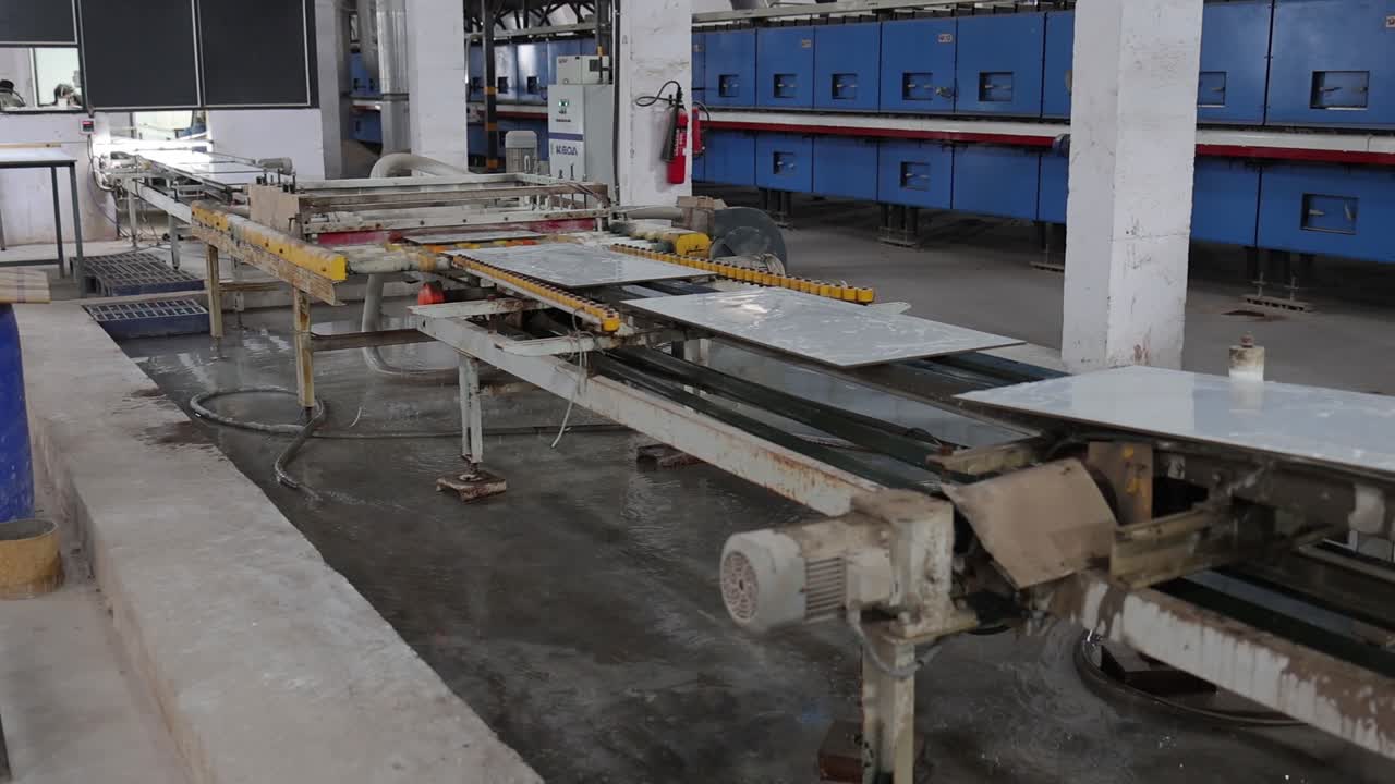 tiles washed with shop mixed water