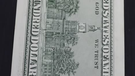 moneda estadounidense, billete de $100
