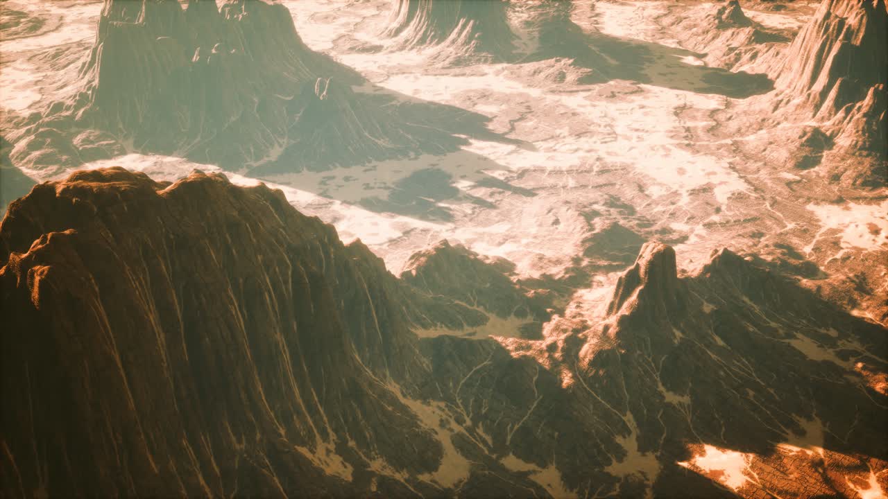 레드 록스 협곡 의 공중 드론  ⁇