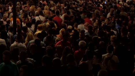 night concert people crowd