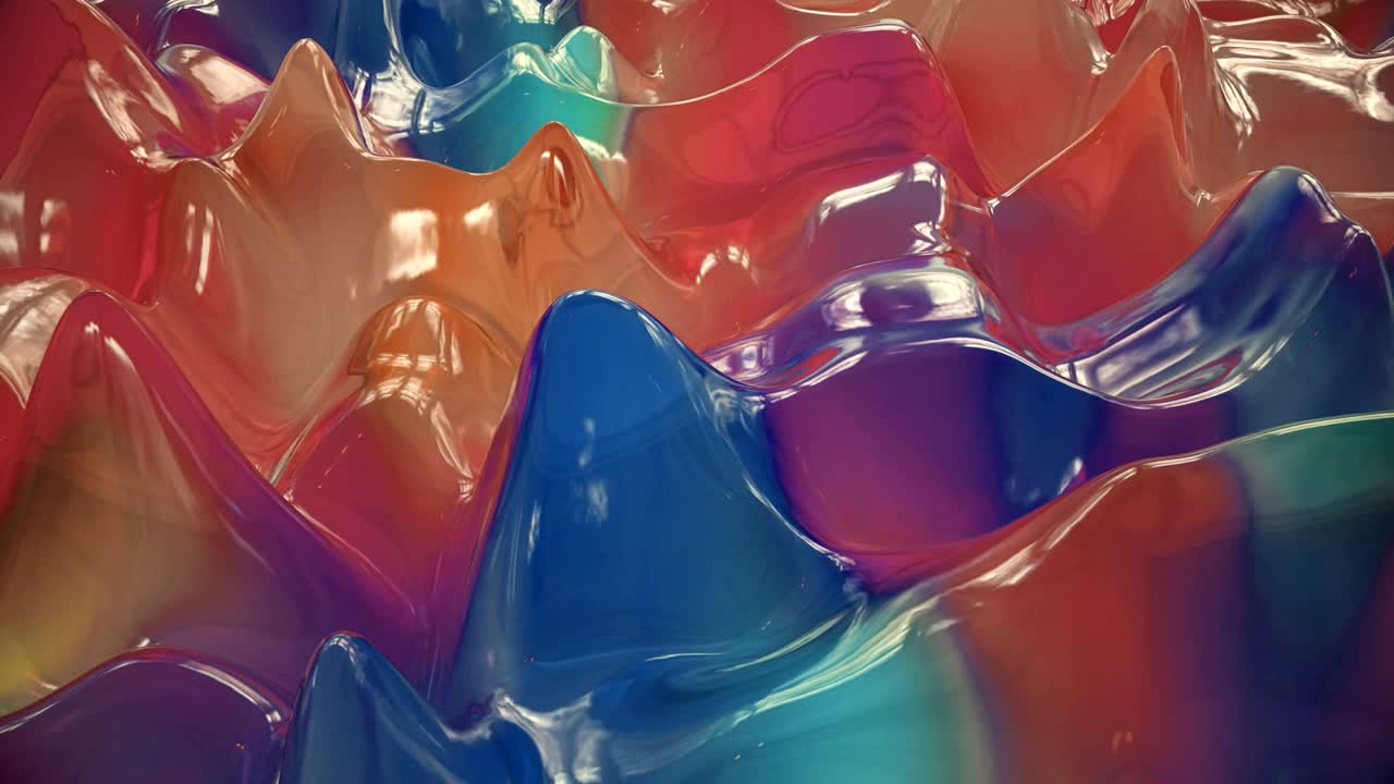 4k 추상 젤리 배경