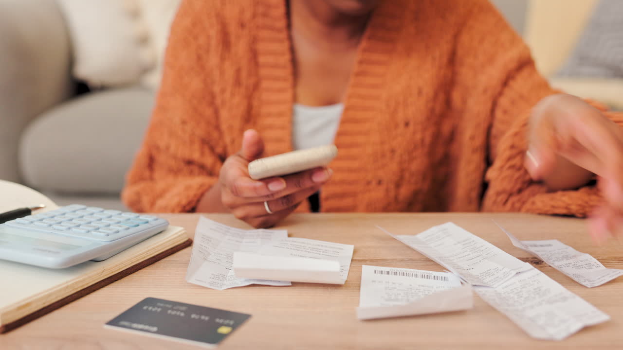 gastos, facturas de tarjetas de crédito