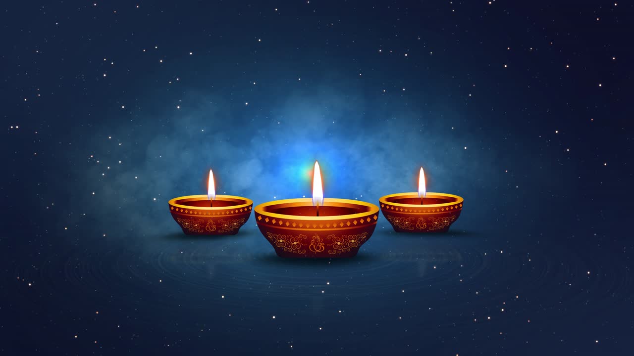 Happy diwali holiday background light festival of india festival oil lamp rangoli diwali celebration