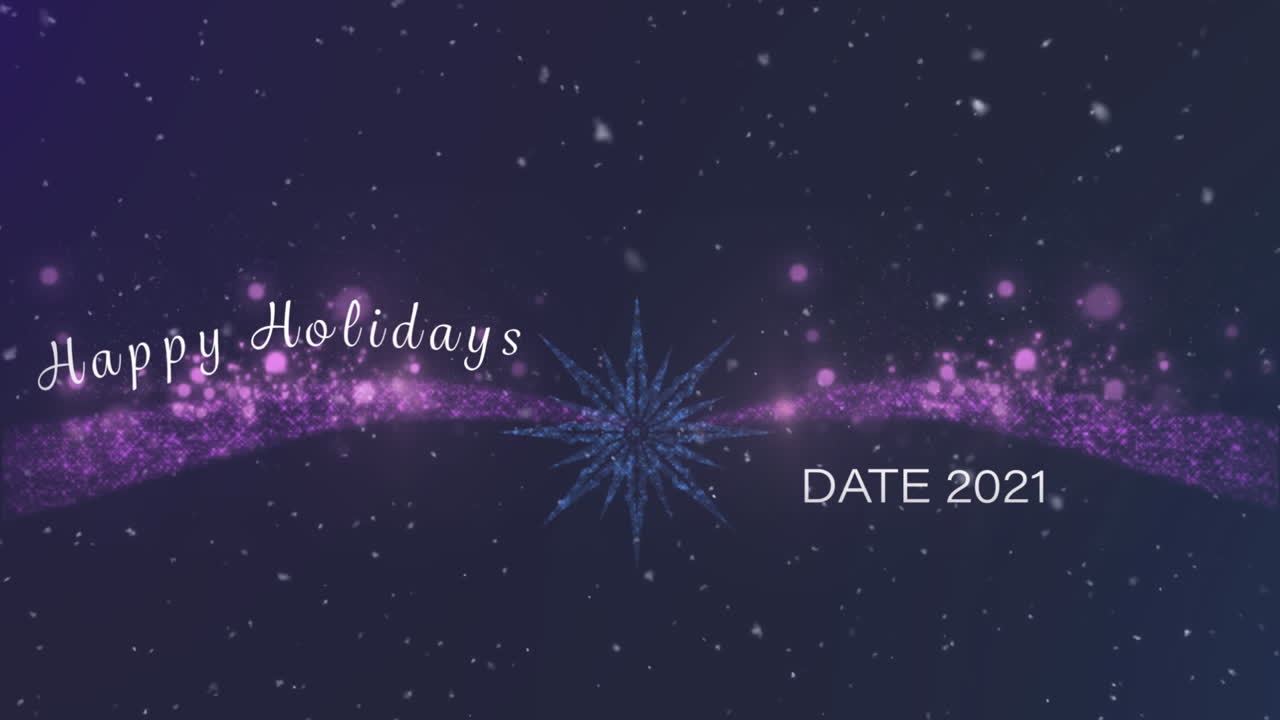 검은색 배경 에 불꽃놀이 를 담은 크리스마스 축하 문자 의 애니메이션