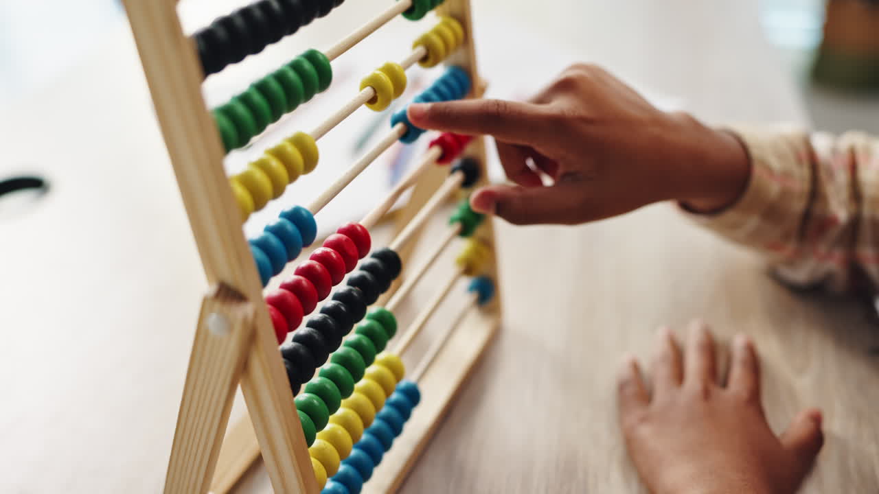 Learning math with an abacus