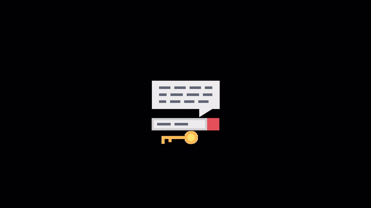Keyword search Icon animation Alpha