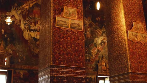ornate temple walls with intricate decorations