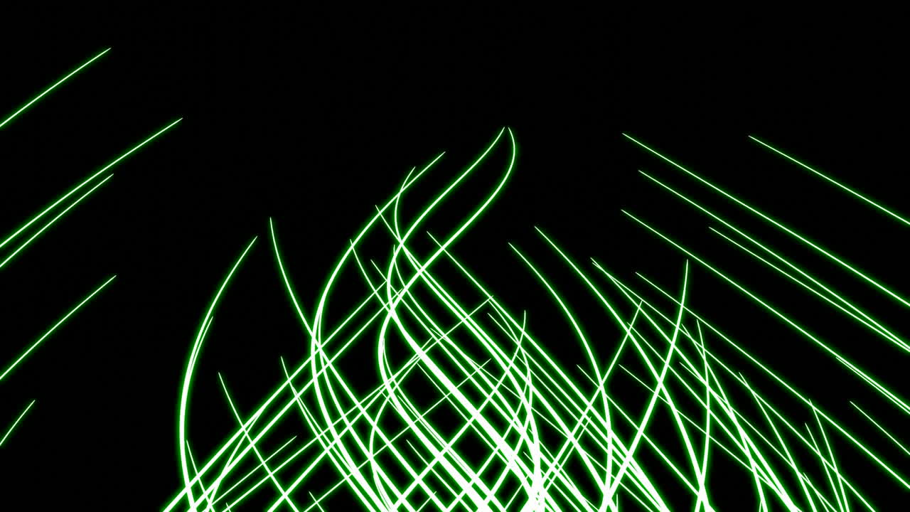 líneas de neón abstractas