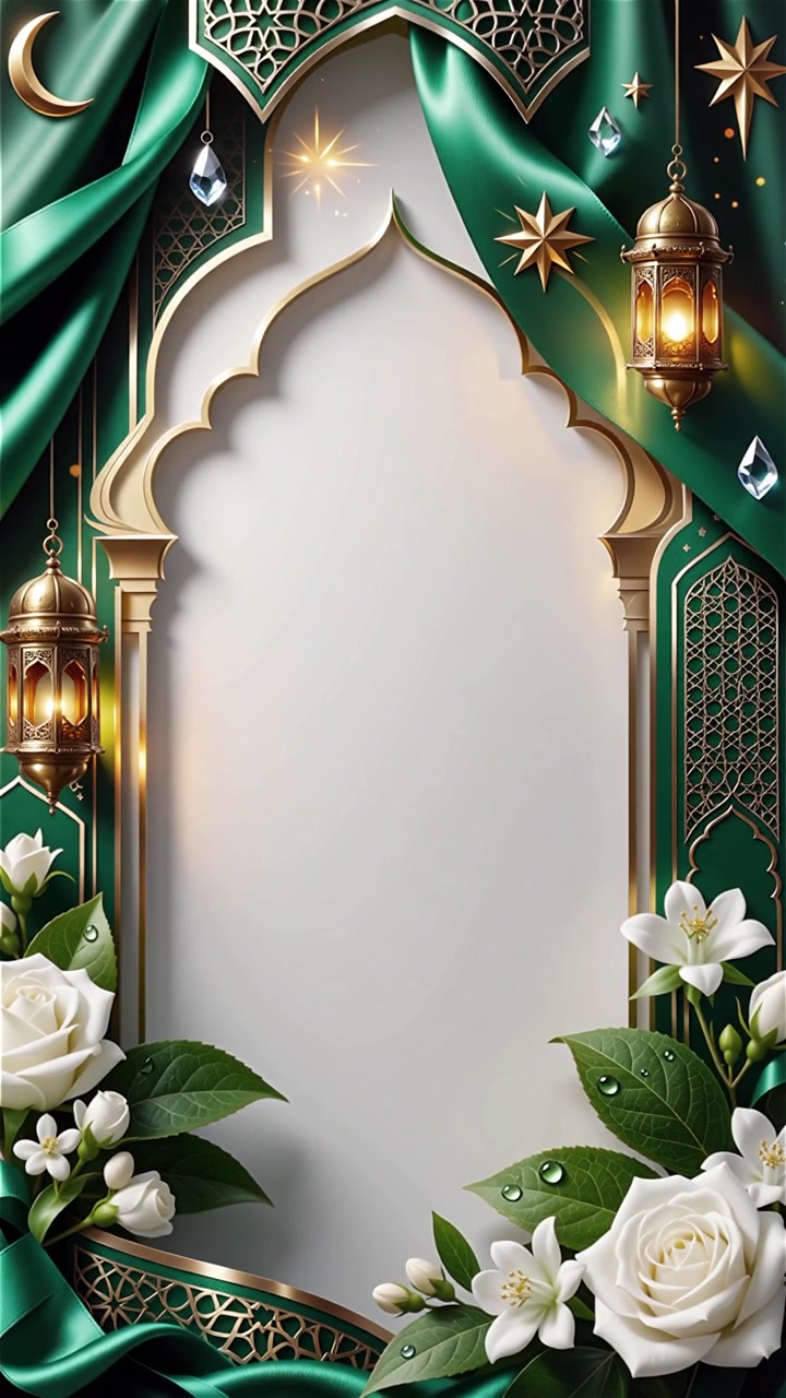Compleanno del Profeta Maometto Mawlid al-Nabi Sfondo Islamico