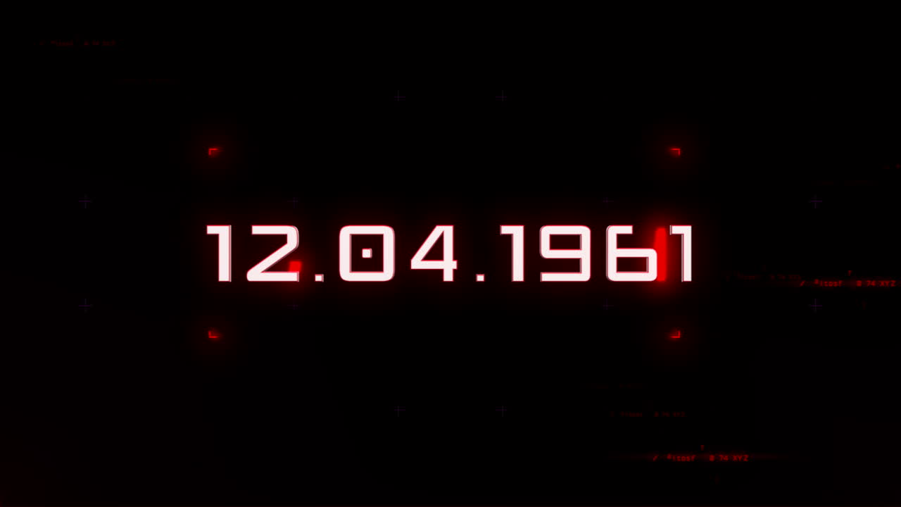 電腦螢幕上的 hud 元素與 glitch 效應