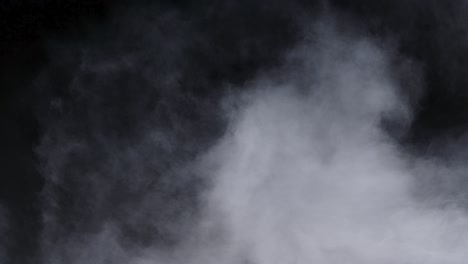 hielo seco realista nubes de humo niebla