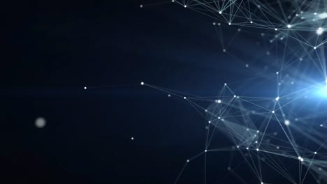 network connections seamless loop with copy space. communication technology abstract concept.