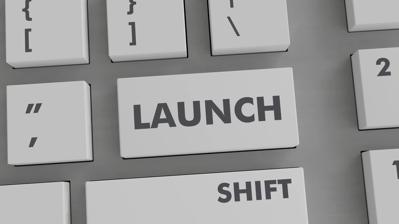 LAUNCH BUTTON PRESSING ON KEYBOARD