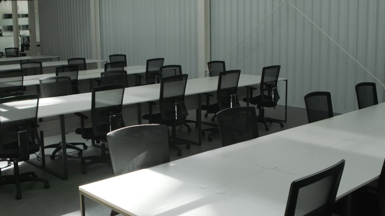 Empty Modern Office Workspace