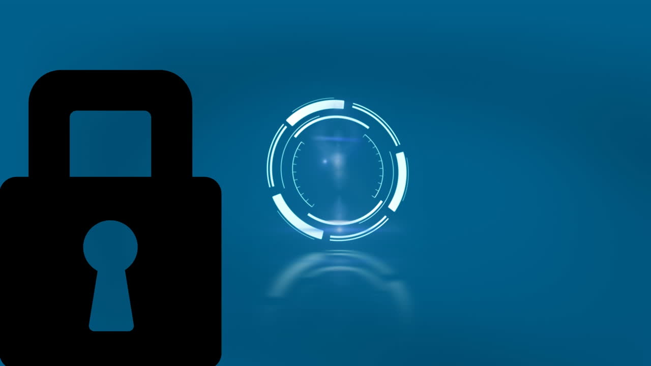 animación del círculo de carga sobre el candado