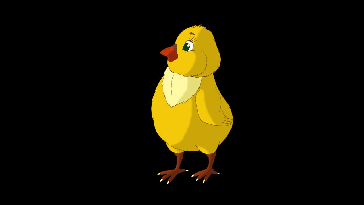 작은 오렌지 이 주위를 둘러보고 (알파 매트)