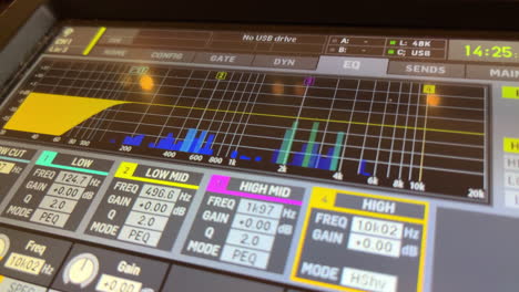 LCD-Display-Of-Digital-Mixing-Console