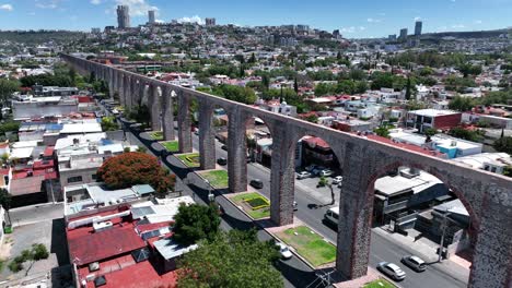 Closer-View-Of-Distinctive-Th-Century-Aqueduct-Of-Queretaro