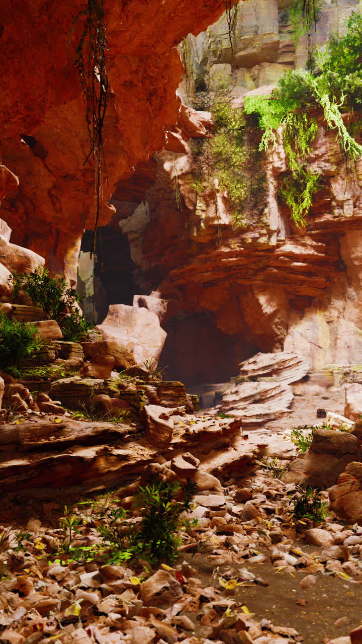 A Cave in a Mountain