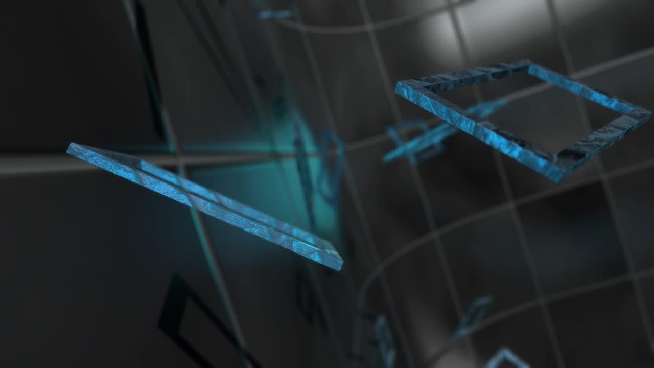 Looping 3D Rectangles 02