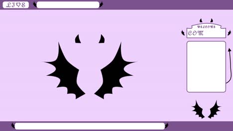 devil horn looping streaming background. 1080p (2).mp4