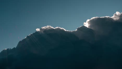 dramatic storm clouds and sky