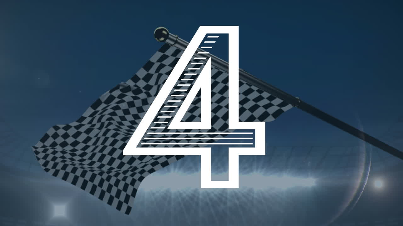 アニメーションカウントダウンビデオ