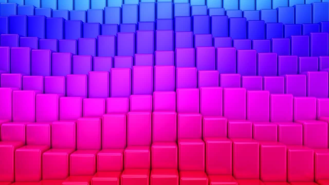 las cajas forman una onda