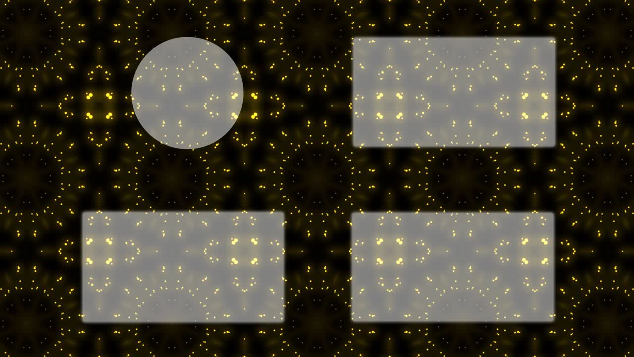 입자 반이는 칼레도스코프 엔드 카드 엔딩 스크린 모션 그래픽