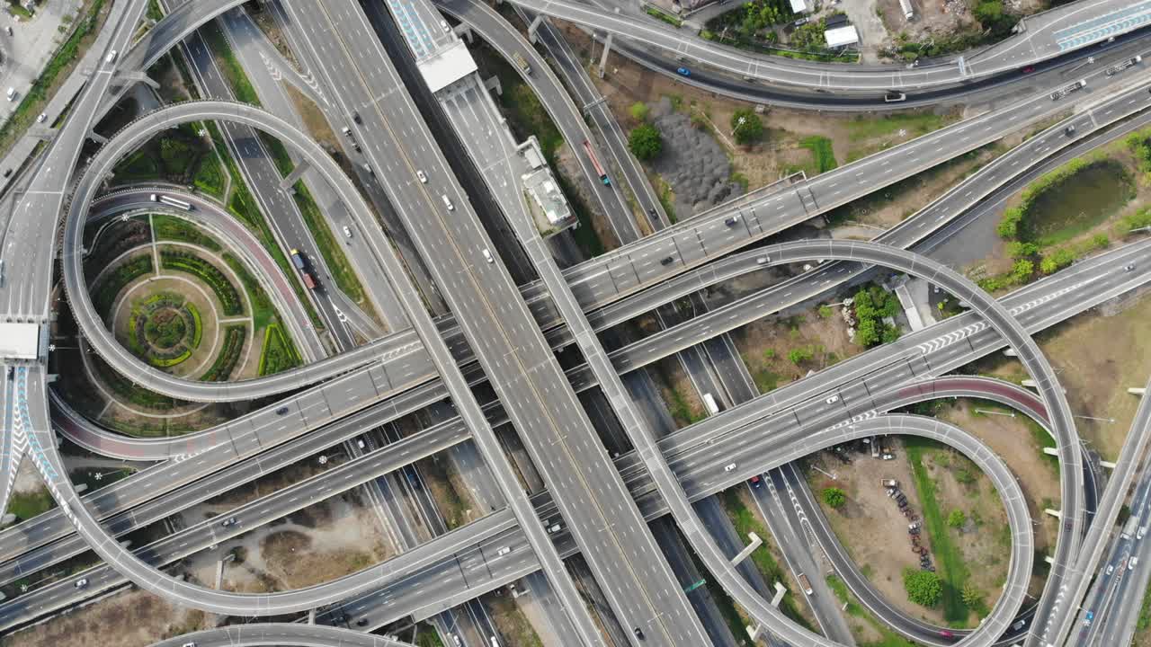 항공상 도시 교통 교차로 도로 무한 표지판