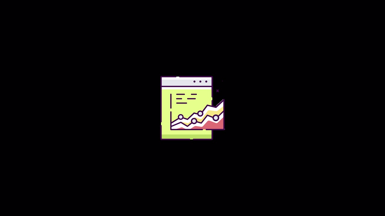 Site statistics Icon animation