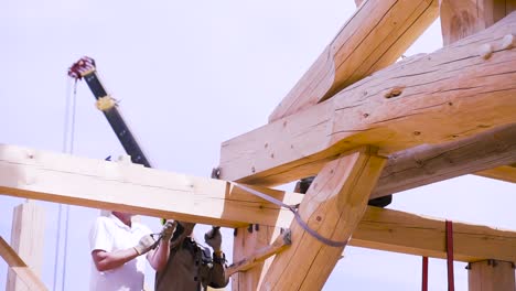 log cabin construction