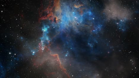 universe, the nebula expands in space