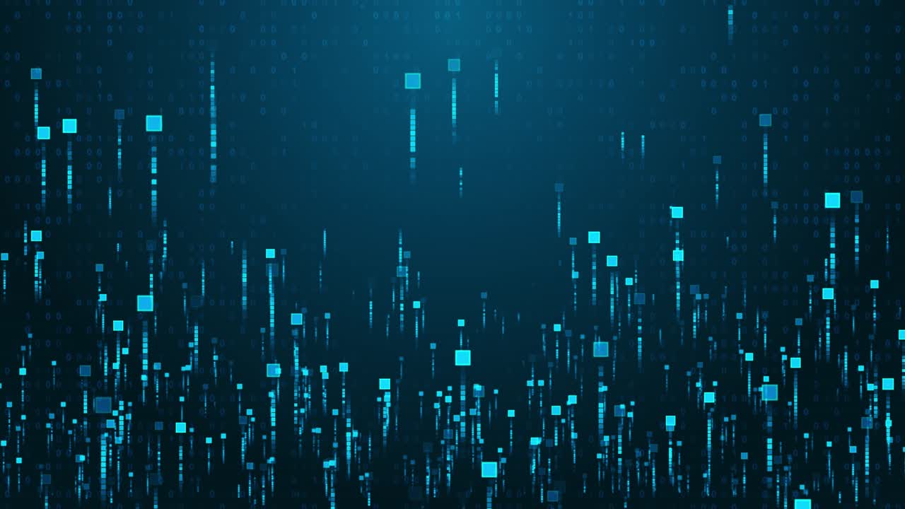 fondo de código binario abstracto