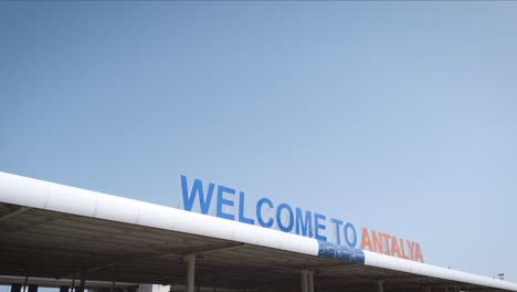 welcome to antalya airport