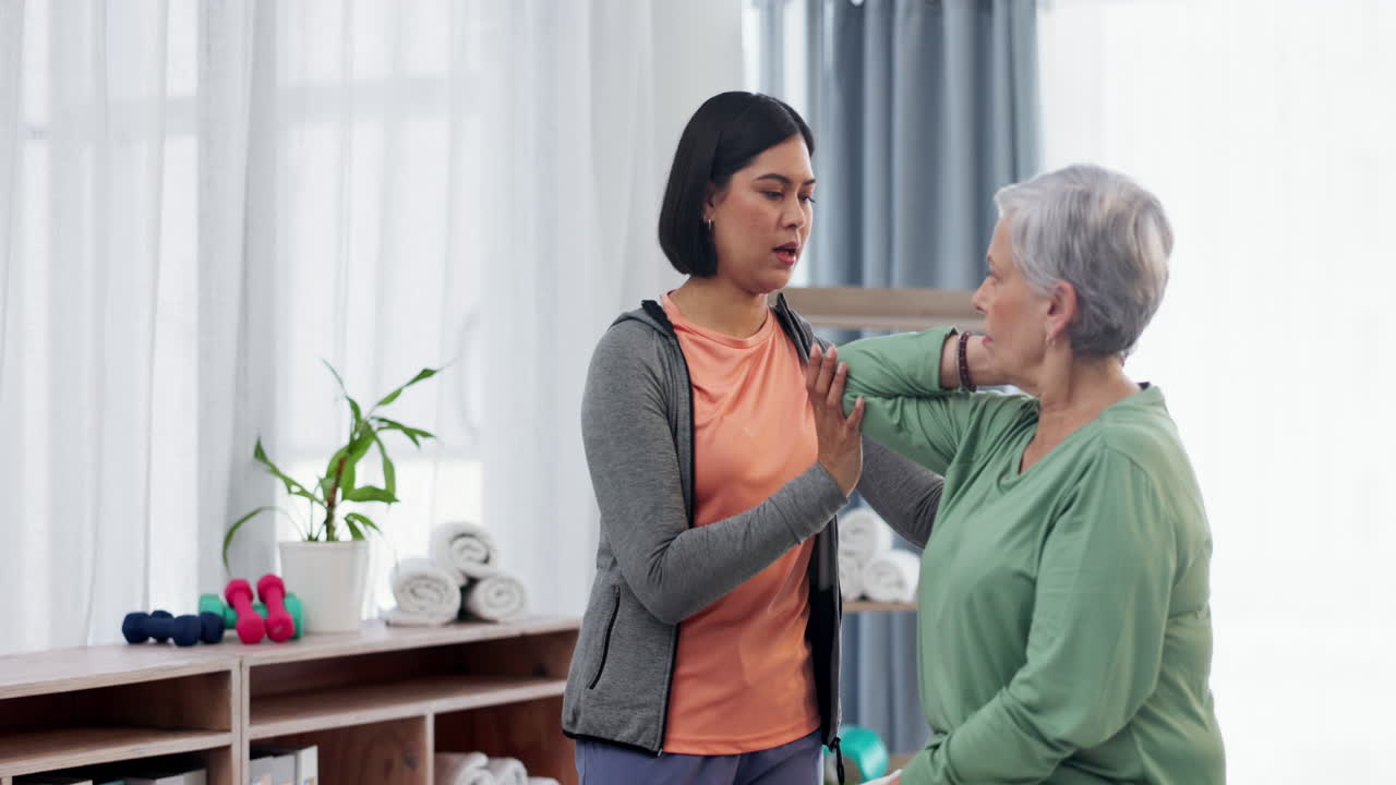 지원, 물리 치료 및 노인 환자